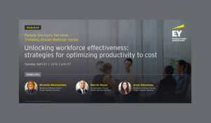 Unlocking workforce effectiveness: strategies for optimizing productivity to cost
