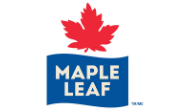 Maple Leaf Foods logo.