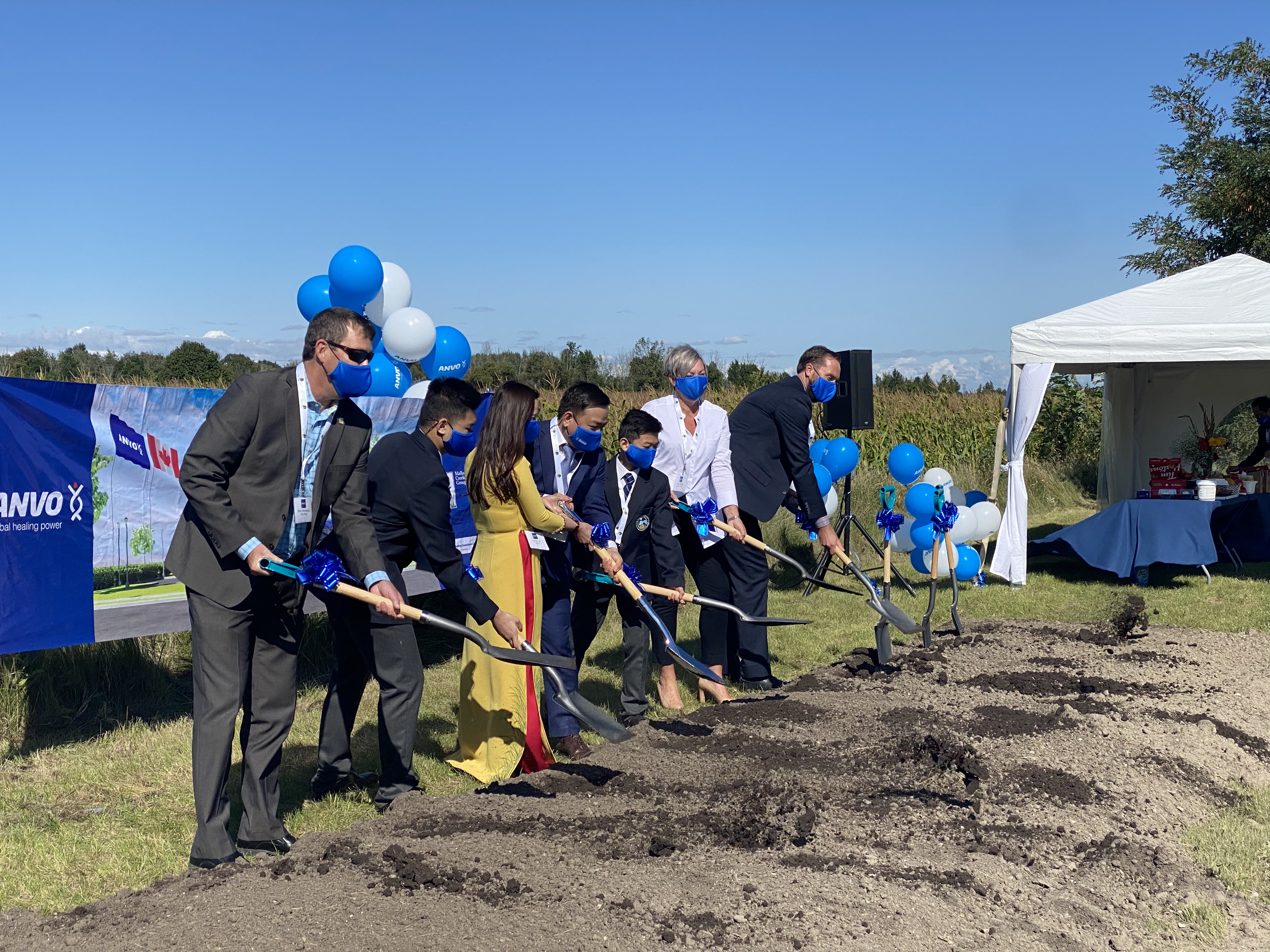 Breaking ground on the ANVO Laboratories location