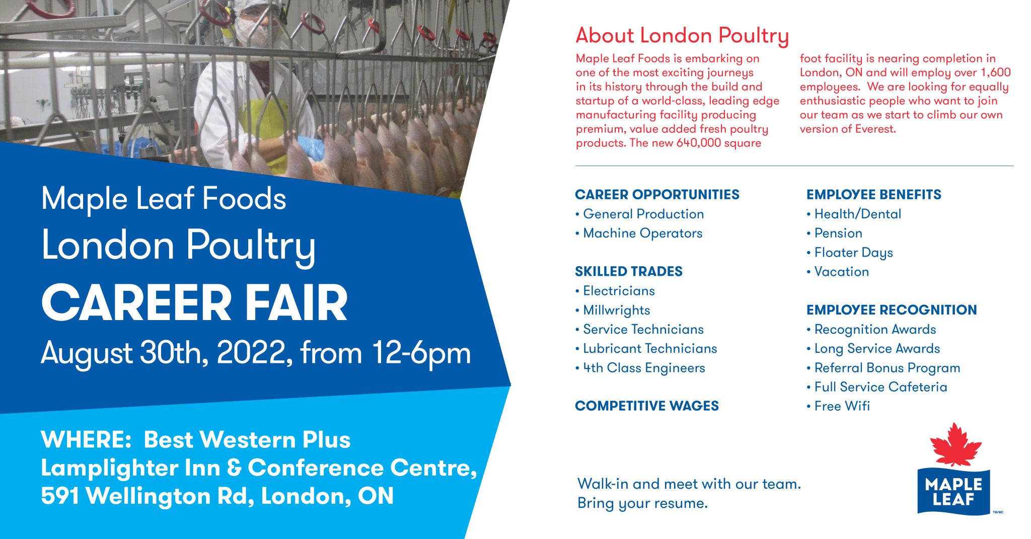 Maple Leaf Foods Career Fair 