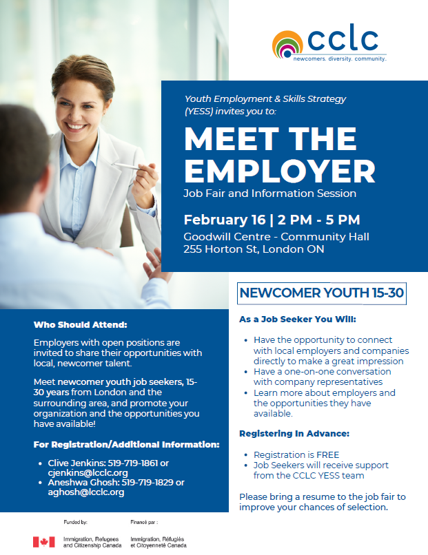 Meet the employer event info