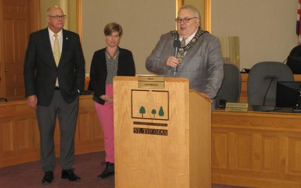 With today’s Volkswagen announcement, ‘the city has secured its future’- St. Thomas Mayor Joe Preston