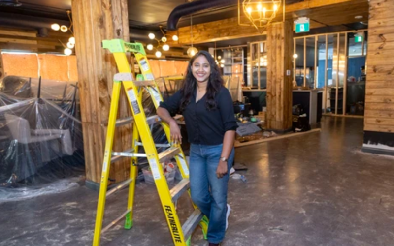 Renovations are underway at Sandra Jacob’s new restaurant Malabari Bistro, located in the former location of Grace Restaurant in London. Photo taken on Wednesday, Sept. 3, 2025. (Derek Ruttan/The London Free Press)