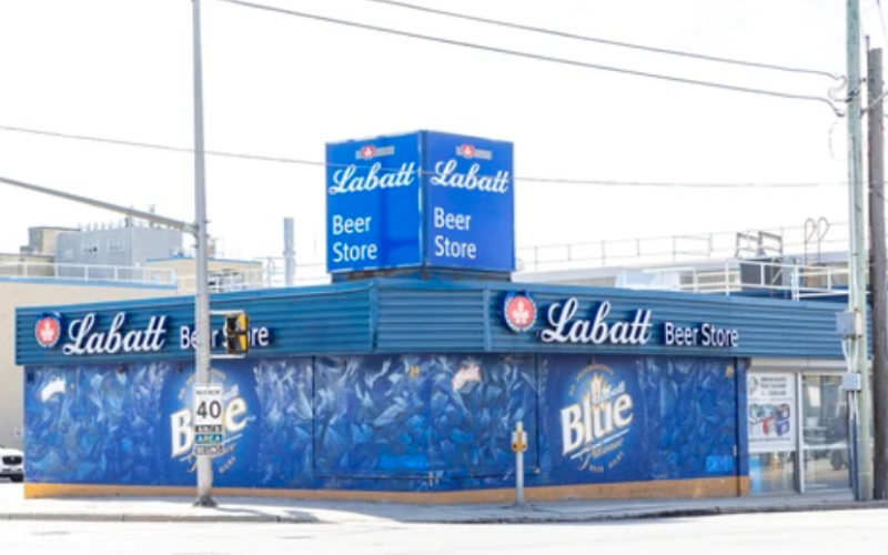 Labatt Brewery in London. Photo taken on March 27, 2025. (Derek Ruttan/The London Free Press)