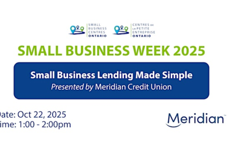 Virtual: Small Business Lending Made Simple with Meridian Credit Union
