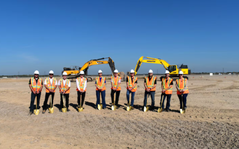 Construction is underway on the Volkswagen EV battery gigafactory in St. Thomas, Ont. (Source: Powerco, a subsidiary of the Volkswagen Group)