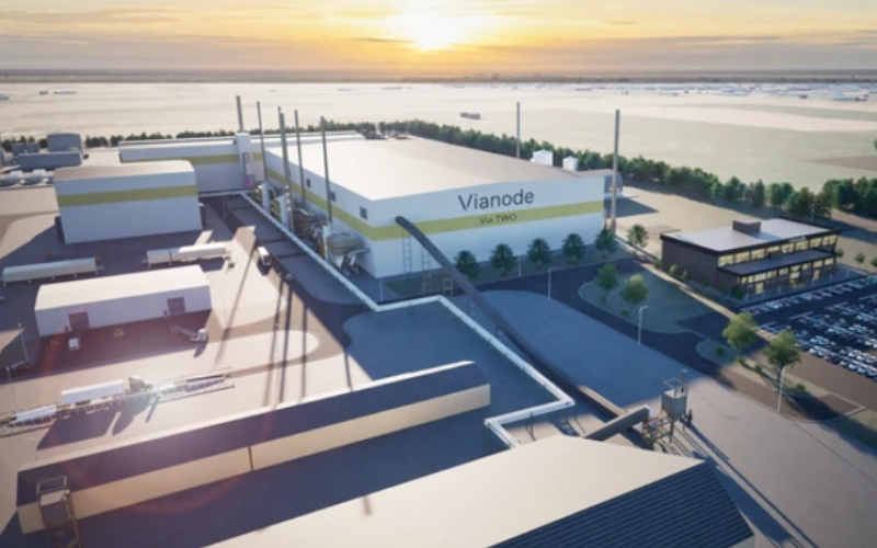 This rendering shows Vianode's planned facility in St. Thomas. (Supplied)