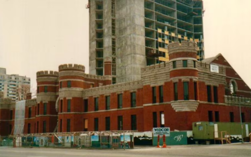 The Delta Armouries Hotel in London, Ont. undergoes a transformation to a hotel in the late 1980s. (Source: Delta Armouries Hotel London)
