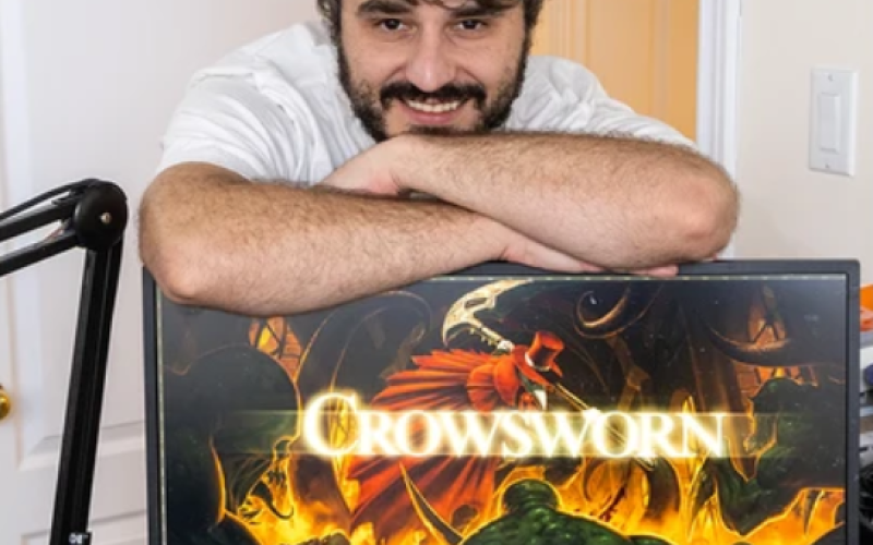 Aleksandar Kuzmanovic is the creative director of the new video game Crowsworn. Photo shot in London on Monday November 24, 2025. (Derek Ruttan/The London Free Press)