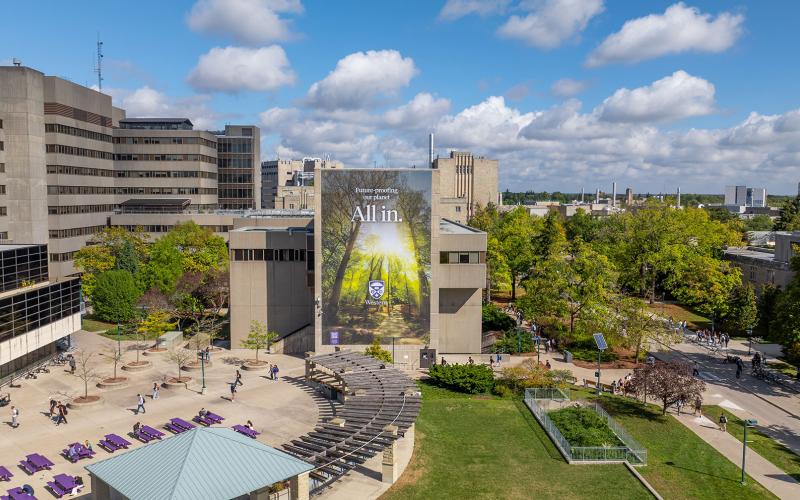 Western continues to be recognized as a national and international leader in sustainability, placing fourth in Canada and among the top 1 per cent globally in the QS World University Rankings: Sustainability 2026.(Steve Anderson/Western Communications)