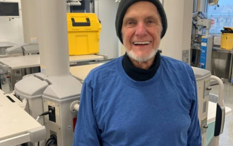 George Westerik, 81, was photographed at University Hospital in London on Wednesday Dec. 10, 2025. (Brian Williams/The London Free Press)