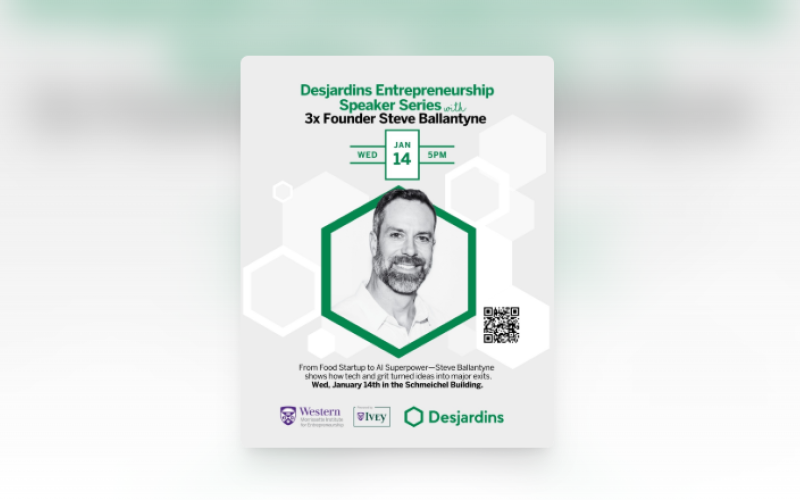 Desjardins Speaker Series with Steve Ballantyne