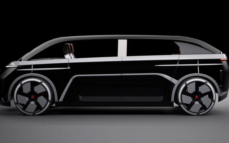 Introduced in 2023 as the country’s first fully Canadian‑designed, engineered and built zero‑emissions concept vehicle, Project Arrow established a national collaboration across suppliers, academia and technology partners. Borealis (pictured), one of the first concept vehicles produced, was designed by Western engineers and functions as a living and working space, rather than a driver-centric machine. (Project Arrow)