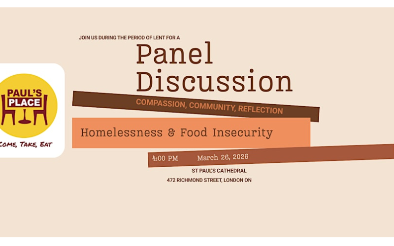 Homelessness and Food Insecurity- a panel discussion