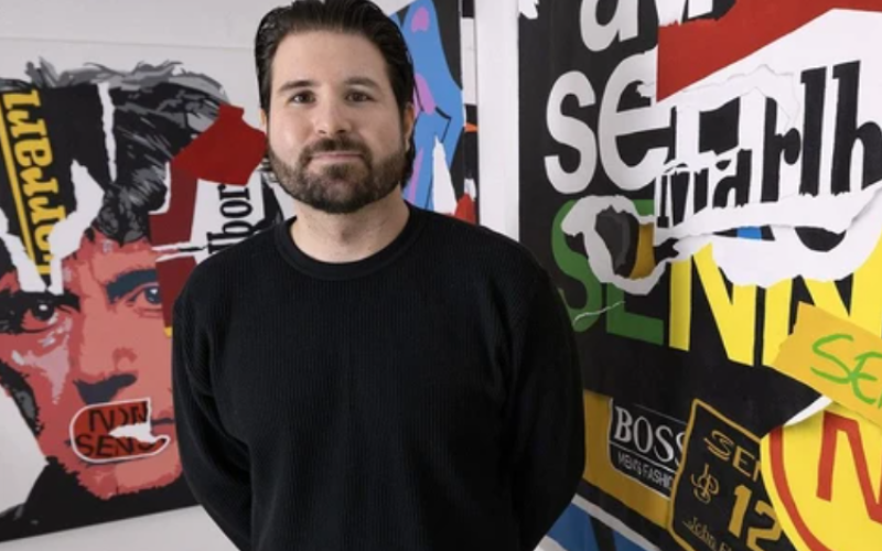 Regularly commissioned to create artwork for sports superstars, local artist Eric Faraci is shown at his LaSalle home with some of his work on Thursday, February 5, 2026. Photo by Dan Janisse /The Windsor Star