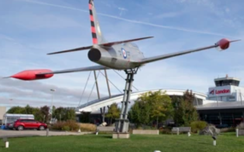The International Test Pilots School (ITPS) is located on the apron of London’s airport. File photo taken on Wednesday September 30, 2015.