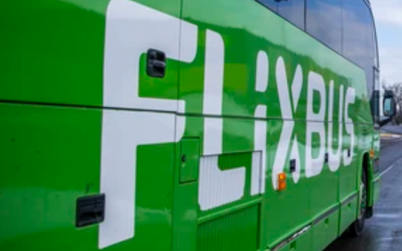 A FlixBus bus is shown.(Ashley Fraser/Postmedia Network)