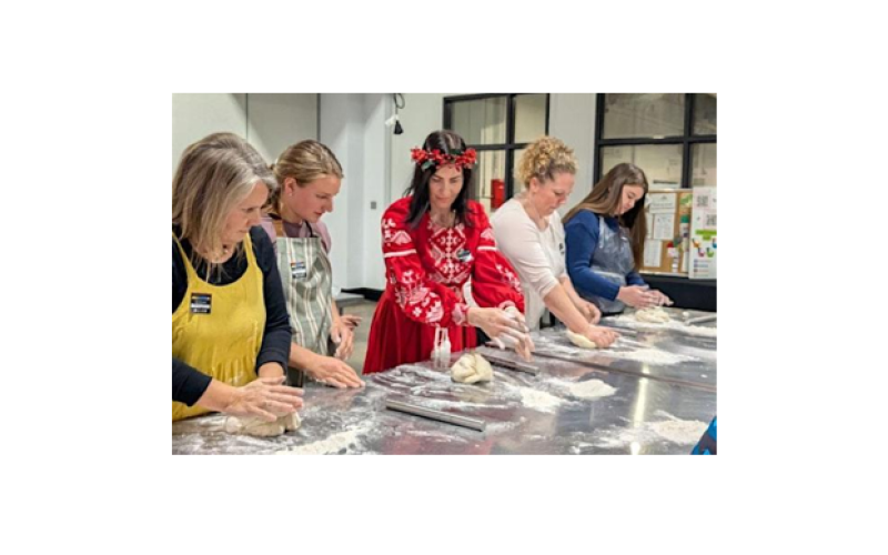 MULTICULTURAL PIEROGIES-MAKING WORKSHOP IN LONDON, ONTARIO AT THE GROVE.