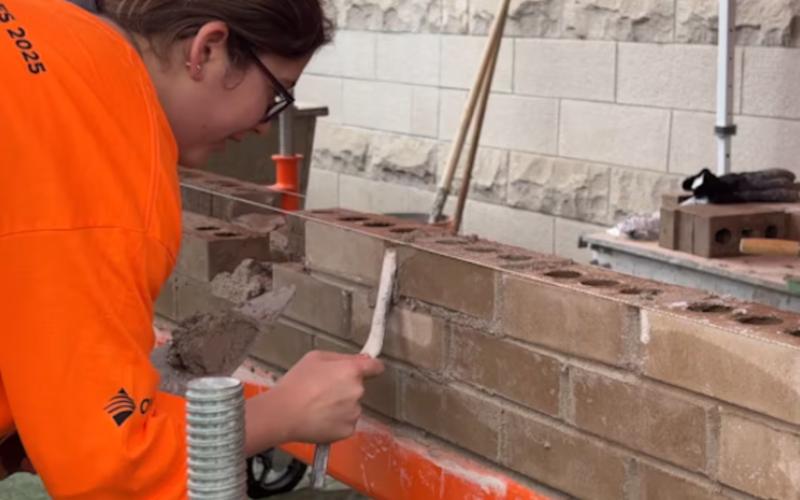 CTV London’s Lauren Stallone highlights high school girls learning about careers in the skilled trades at a Fanshawe College event.
