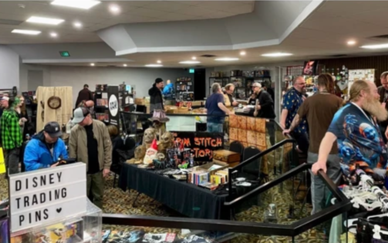 The vendor floor is shown at the Shock Stock convention, which saw around 2,000 people come through over the course of the multi-day event at the Ramada by Wyndham hotel in London. Photo taken on Saturday, May 2, 2026. (Ryan Goodison/The London Free Press