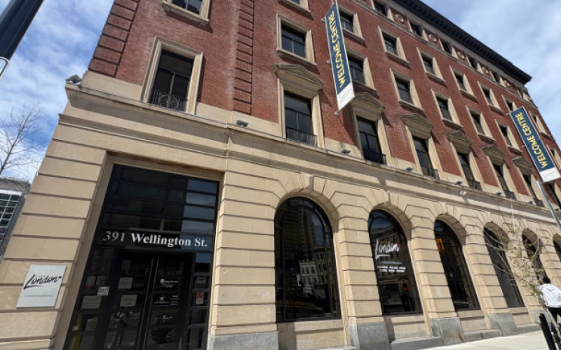 Exterior of Tourism London on Dundas Street. May 12, 2026. (Reta Ismail/CTV News London)