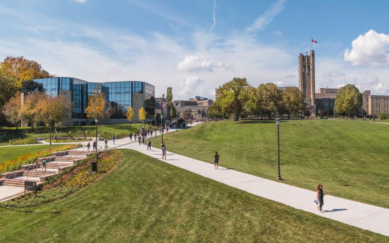 Western University's Campus Development Strategy and its Open Space Strategy deal with short, medium and long-range planning, including projects unfolding over the next few years, and proposed developments that are decades away. (Western Communications)