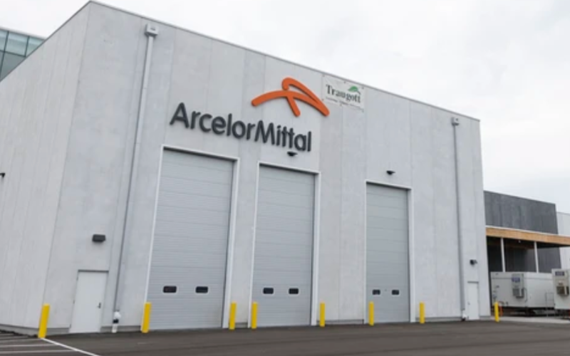 The new ArcelorMittal Tailored Blanks plant nears completion in Ingersoll on Tuesday, June 16, 2026. (Geoff Robins/The London Free Press)