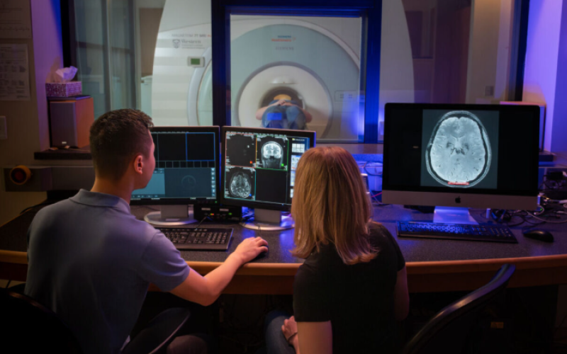 The Centre for Functional and Metabolic Mapping houses one of the most advanced suites of imaging technology in the world, allowing researchers to study the structure and function of the brain and other organs in unprecedented detail. (Megan Morris/Schulich Medicine & Dentistry)