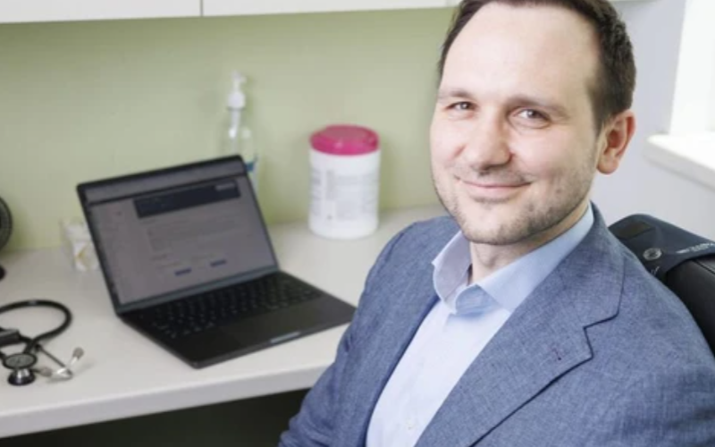 Cardiologist Pavel Antiperovitch at the London Cardiac Institute on Thursday, July 2, 2026. (Geoff Robins/The London Free Press)