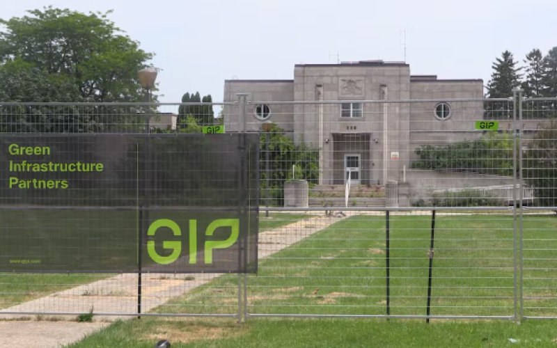 Green Infrastructure Partners are the general contractor at the former St. Thomas Psychiatric Hospital. (Brent Lale/CTV News London)