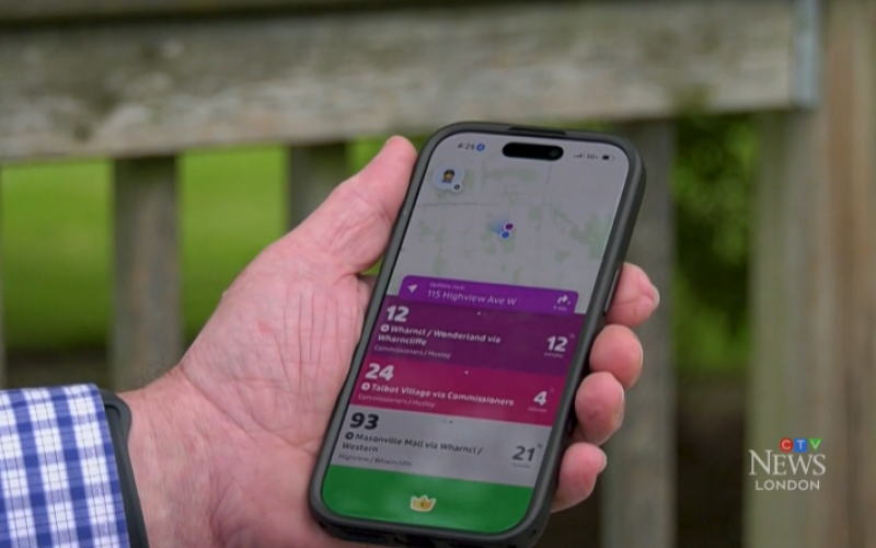 LTC riders now have access to a new transit app that allows real time information on buses and routes. CTV News London’s Gerry Dewan reports.