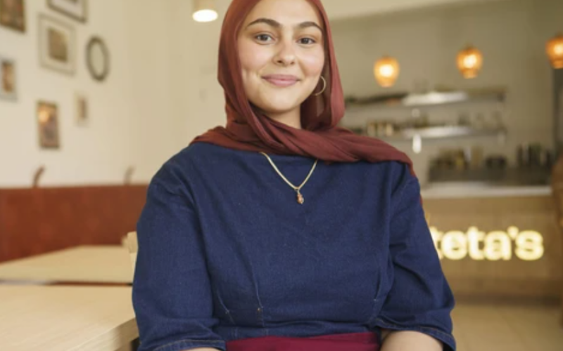 Mariam Nadeem poses for a photo at Teta’s Egyptian Kitchen in London on Friday, Aug. 28, 2026. (Geoff Robins/The London Free Press)