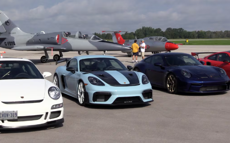The Porsche Club of America’s Upper Canada Region held a car show at the London International Airport on Sunday, Sept. 13, 2026 (Brent Lale/CTV News London)