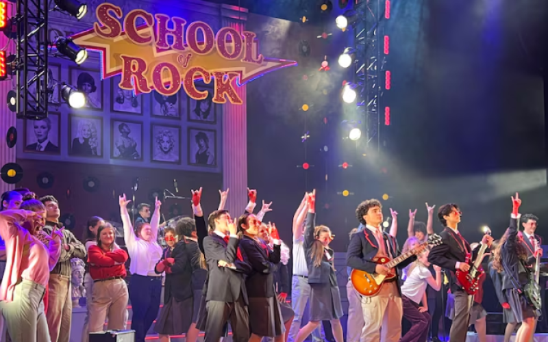 This year's high school project at Grand Theatre, School of Rock, is gearing up for its opening night on Friday. (Jack Sutton/CBC)