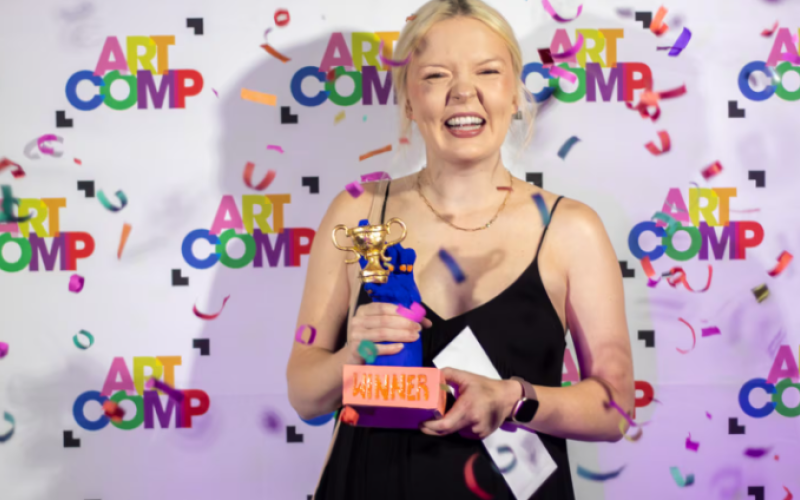 London, Ont. artist Anna Wilson was awarded $100,000 after winning Art Comp's top prize. (Source: ART COMP)