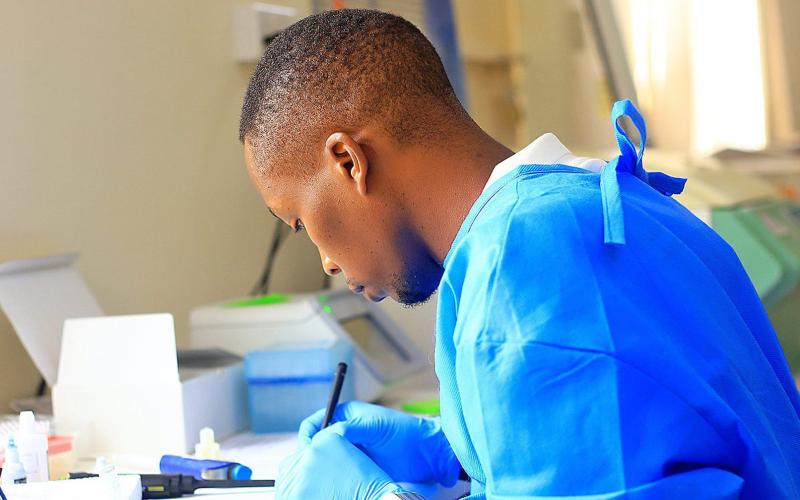 Researcher Denis Katumba at the Joint Clinical Research Centre in Uganda. The facility is a key partner in the Western-led IMMUNEQUITY project to develop an accessible, equitable cure for HIV. (Submitted)