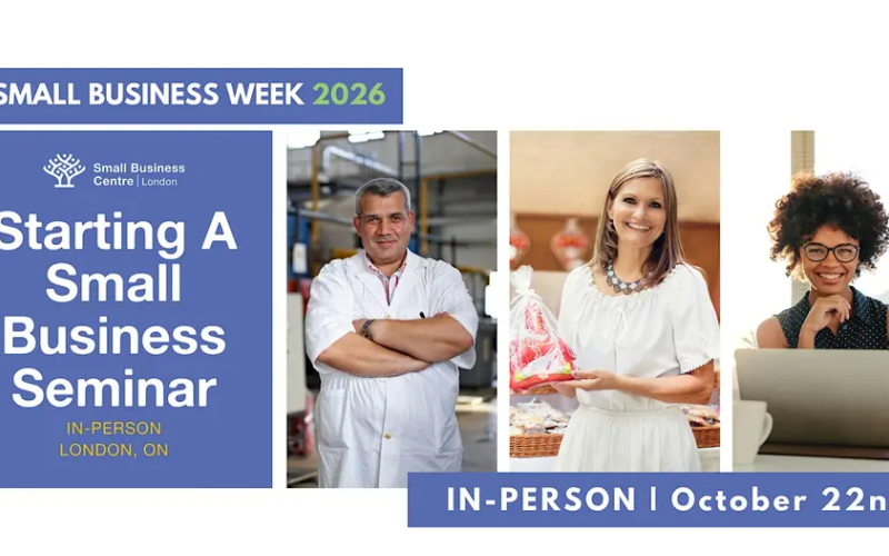 IN-PERSON: Starting A Small Business Seminar