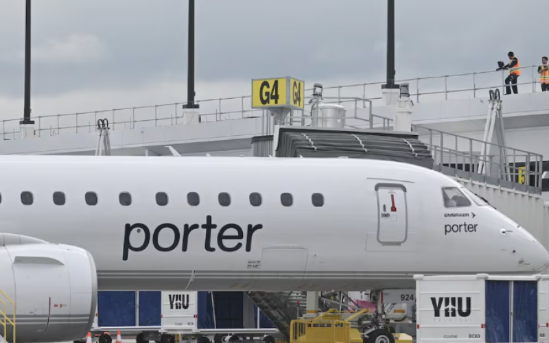 Porter’s new domestic flights from London International Airport have prompted city officials to explore extending transit service to the airport.