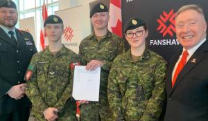 Path to Skilled Trades Eased for Fanshawe College Military Grads