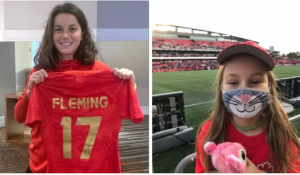 London, Ont., soccer superstar Jessie Fleming leaves mark with awestruck 9-year-old fan