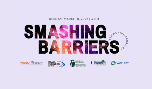 Five prominent organizations join forces to present Smashing Barriers with Avery Francis for International Women’s Day