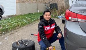 The tire change that comes to you