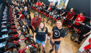 He sold his London tech firm. He didn't forget to thank his employees