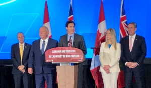 Trudeau, Ford mark opening of Canada's first full-scale electric vehicle plant