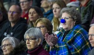 THE BRIER: Visiting fans applaud London's performance