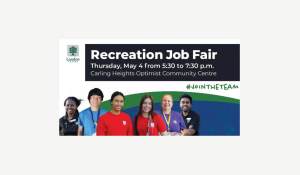 City of London Recreation Job Fair - May 04, 2023