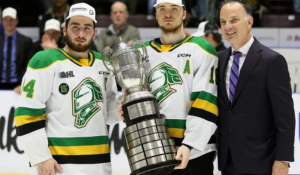 Grit, timely goals send London Knights to first OHL final since 2016