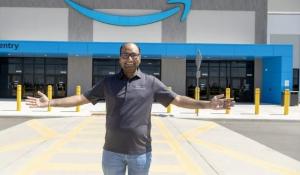 Amazon opens it doors: A peek inside a package delivery giant