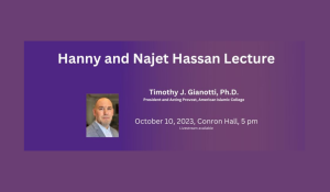 Hanny and Najet Hassan Lecture