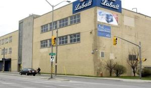 At London's Labatt brewery, officials mark one million cans (of water, not beer)